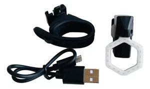 LUZ TRASERA 20 LED PENTAGONAL RECARGABLE USB KAWI - Image 2