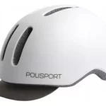 Casco Polisport Commuter Para Ciclismo Urbano Color Blanco Talle M