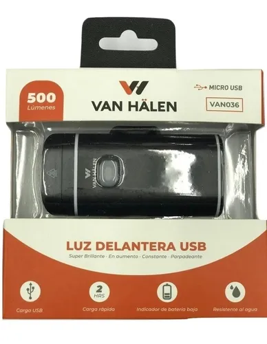 D_NQ_NP_642713-MLA43637259842_092020-O LUZ DELANTERA 500 LUMENES USB VAN 036 - Image 1