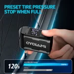 Mini Inflador Compresor Cyclami A2s Usb 120psi Color Negro - Image 5