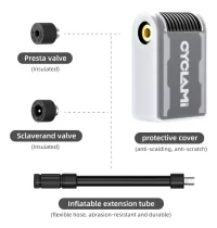 Inflador De Mano Bicicleta Electrico Cyclami A2max 150psi - Image 3