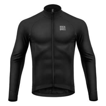 CAMPERA ROCKBROS WINDPROOF THERMAL NEGRO/ ROJO