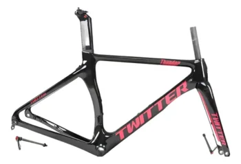 Cuadro de ruta horquilla y portasillla Twitter Thunder