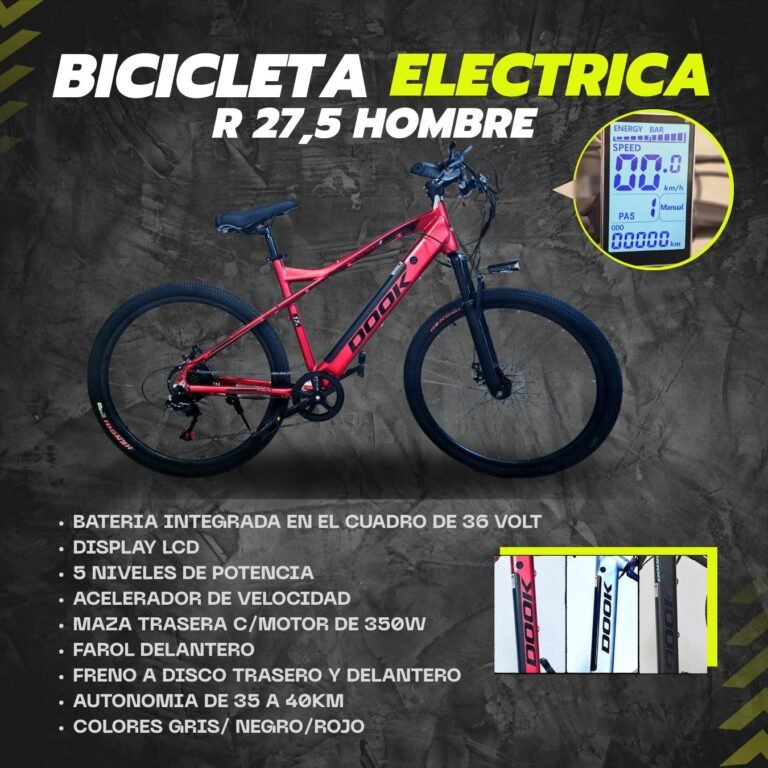 BICICLETA ELECTRICA DOOK MTB 27.5 CON ACELERADOR - Image 2