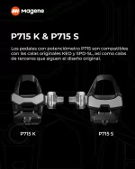 Pedales Magene P715 S Potencia Par Negro - Image 2