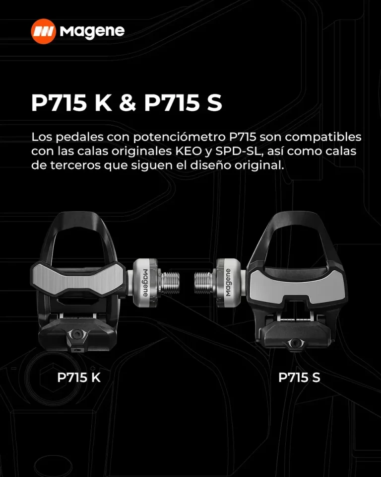 Pedales Magene P715 S Potencia Par Negro - Image 2