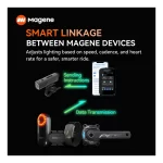 Magene At1200 Luz De Bicicleta Inteligente 1200 Lm - Image 3