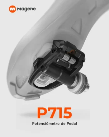 Pedales Magene P715 S Potencia Par Negro - Imagen 6