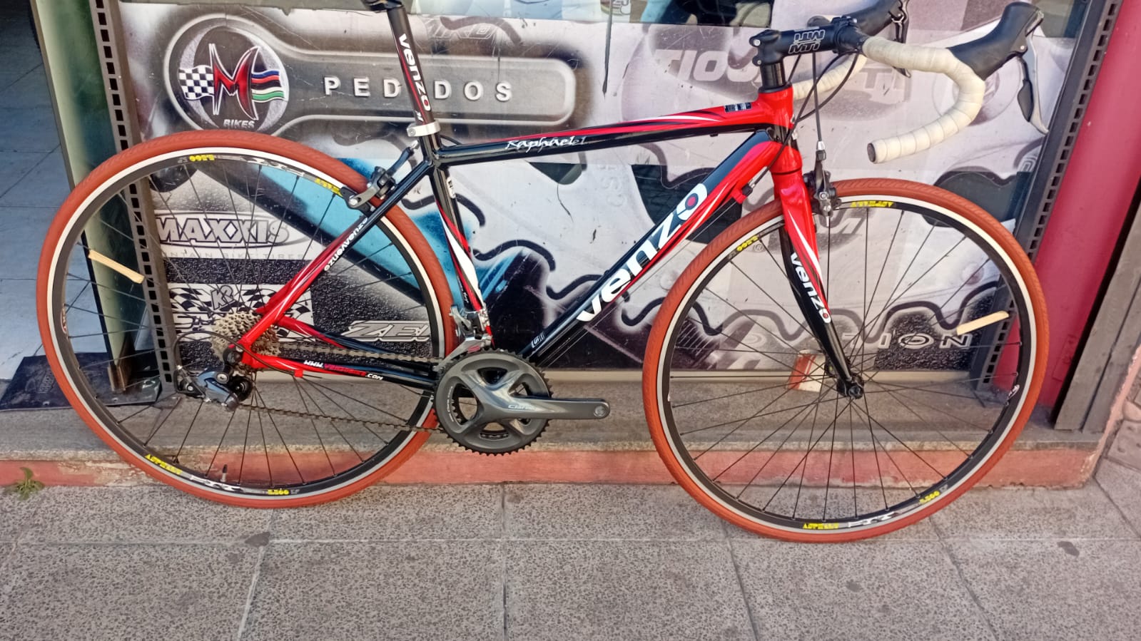 Bicicleta de ruta Venzo aluminio XS